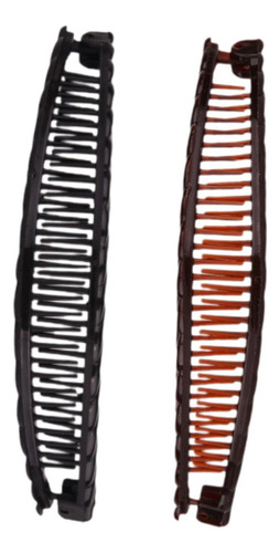 . 2 Pinzas For El Pelo Con Forma De Plátano Para, Pasadores