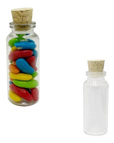 Botella Plastica Souvenirs Candy Con Tapon 20cc Pack X50 
