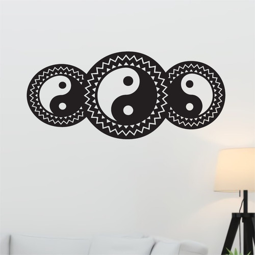 Vinilo Decorativo Yin Yang Pared Ventana 