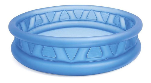 Alberca Piscina Circular Inflable Con Relieve De Niños Intex Color Azul