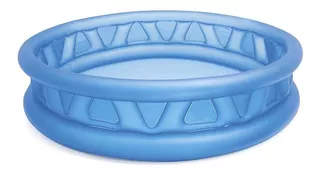 Alberca Piscina Circular Inflable Con Relieve De Niños Intex Color Azul