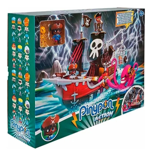 Pinypon Barco Pirata Ataque Del Kraken De Colección 