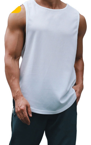 Playera Tank Sin Mangas Top Hombre Deportiva Gym Fitness