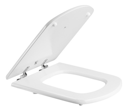 Tapa Asiento Inodoro Roca Dama Senso Herrajes Cromo Derpla