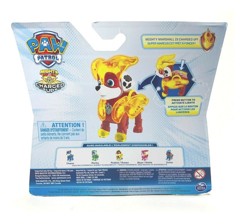 Paw Patrol Cachorros Poderosos Cargados Marshall Liquidacion