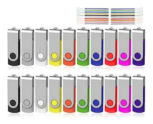 Aretop 16gb Flash Drives Paquete De 20, Usb 2.0 Pendrive Bul