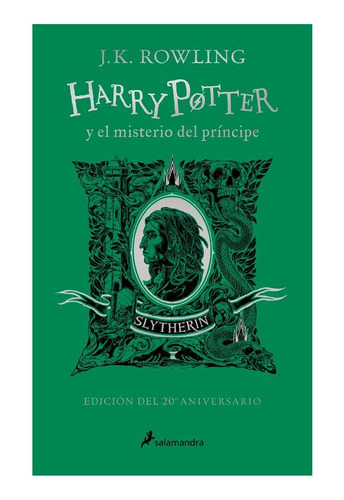 Libro Harry Potter Y El Misterio Del Príncipe (slytherin)