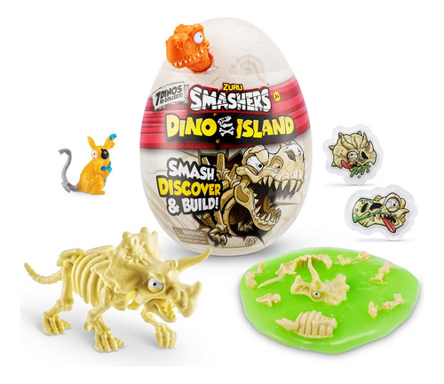 Nano Huevo Smashers Dino Island Zuru - Naranjo