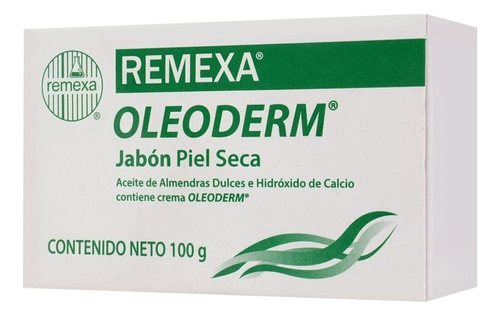 Jabon Remexa Oleoderm Aceite De Almendras Hidratante 100 G