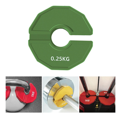 Suministros De Gimnasia De Gimnasia De Goma De 0.25 Kg Verde