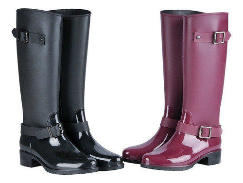 Botas De Lluvia Impermeables Antideslizantes De Moda Para Mu