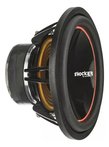 Subwoofer Shocker God Of War 12 Pol 480w Rms 2+2 Ohms Cor Preto