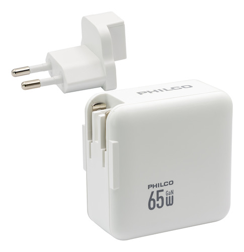 Cargador De Pared Super Rapido 65w Usb A Y Tipo C