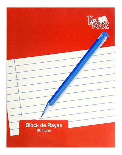 Block De Rayas Tamaño Carta (80 Hojas)