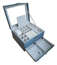 Comprar Joyero Organizador De Joyas Cofre Para Anillos Aretes Pulser