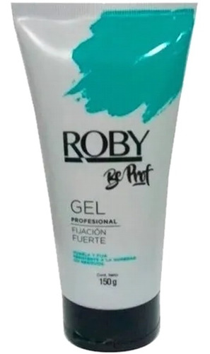 Gel Modelador De Fijacion Suave Profesional Roby X 150 Gr