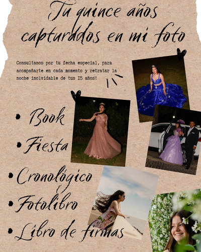 Fotografo 15 Años, Boda, Civil, Bautismos, 1er Añito...