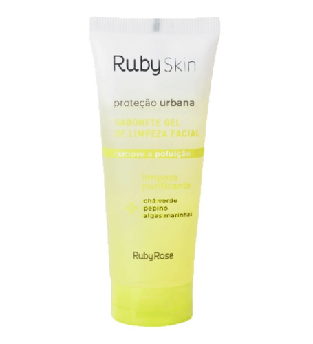 Imagem 10 de 10 de Sabonete Gel De Limpeza Facial Proteção Urbana Ruby Rose