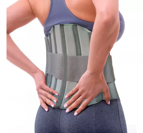 Faja Sacro Lumbar Super Comoda Acolchado Ballenada Hernias