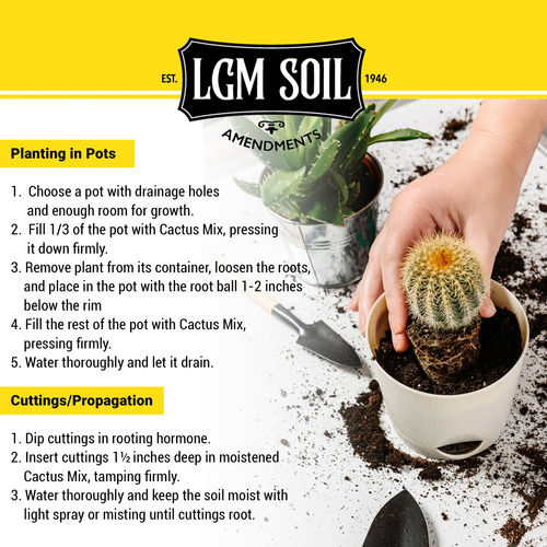 Tierra Para Macetas Con Mezcla De Cactus Y Cítricos 0.5 Ft³