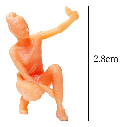 Modelo De Figuras 1:64, Adorno De Figuras Realistas Estilo E