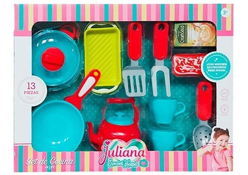 Juliana Sweet Home Set De Cocina 13 Pzs