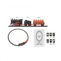Comprar Tren Clasico De Juguete Locomotora Vagones Vias Sonido Luz