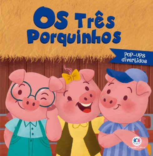 Livro Pop Up Os Três Porquinhos - Capa Brochura - Novo