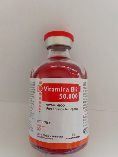 2 Fascos Vitamina B12 50.000 Cavalos De Corrida