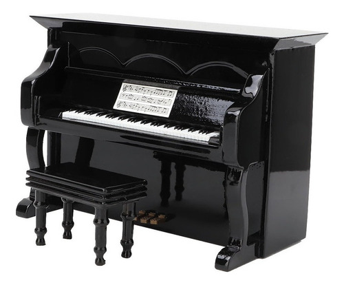 . Modelo De Piano De Madera En Miniatura De Regalo. .