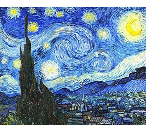 Pintar Por Números Adultos Pinturas Famosas, Noche Est...