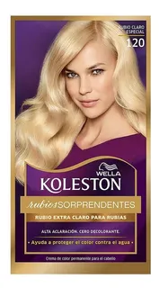 Tinte Wella Koleston Coloracion Crema Tono 120 Rubio Claro