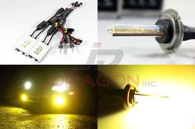 H7 3000k Jdm Gold Yellow 35w Slim Ac Canbus Ballast Xeno Jjd