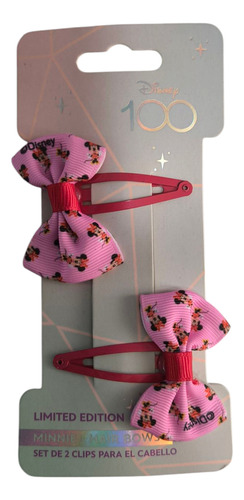 Kit De 4 Sets Moños Minnie Y Princesas Disney 100 Años Multicolor