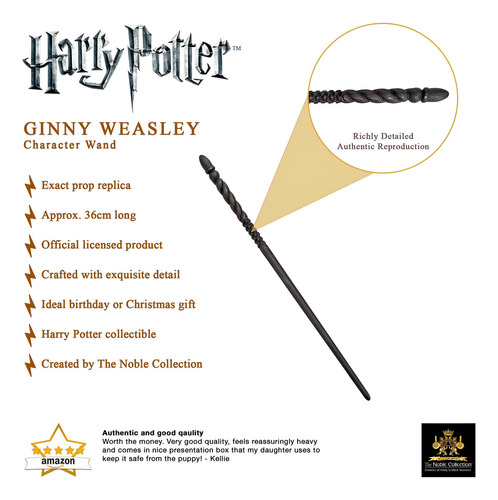 The Noble Collection La Varita De Ginny Weasley