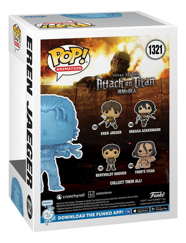 ¡funko Pop! Tee: Ataque A Titan - Eren Con Marcas - Xl
