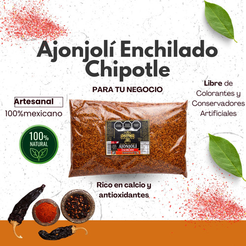 Ajonjolí Enchilado Chipotle Chilipines 1kg