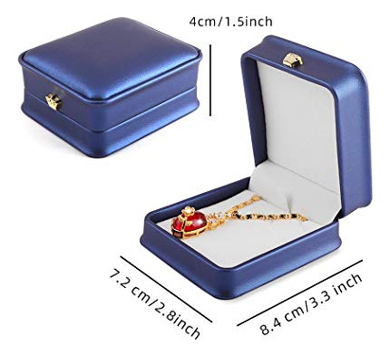 Conjunto De Joyas 2 Collares Pulsera En Caja De Regalo Bod