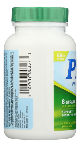 Probióticos Pb 8 Acidophilus 120/tabletas Nutrition Now