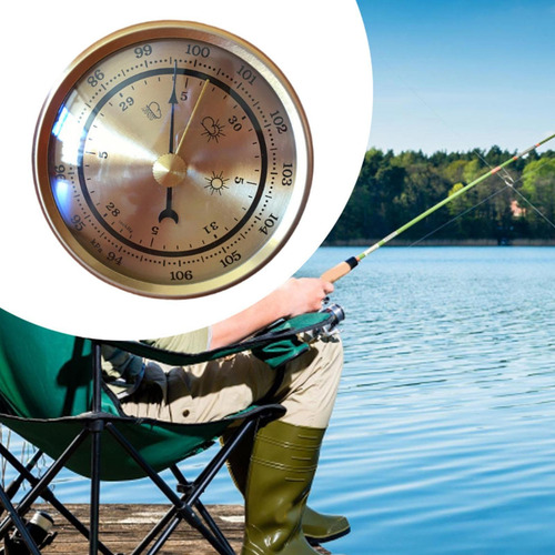 Barómetro De Pesca, Manómetro Automático, Dorado,