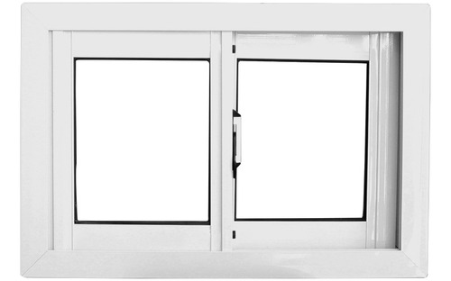 Ventana Corrediza Aluminio Blanco 150x60 1.50 X 0.60 Mts