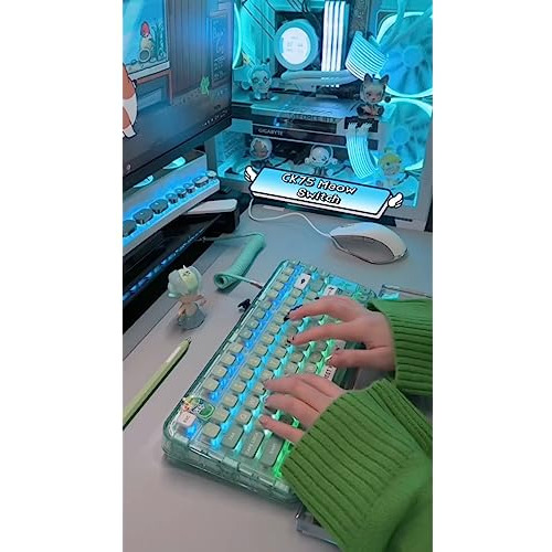 Coolkiller Ck75 Teclado Mecánico Inalámbrico Intercam...