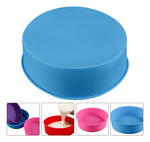 Molde Redondo De Silicona Para Hornear, Bandeja Para Hornear