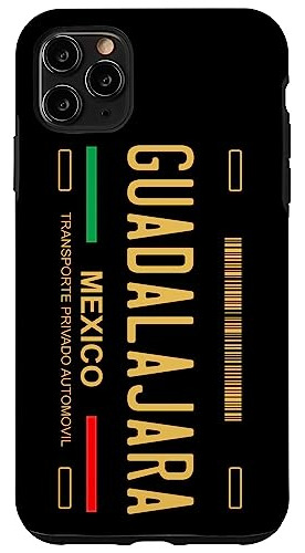 Funda Para iPhone 11 Pro Max Guadalajara License Plate