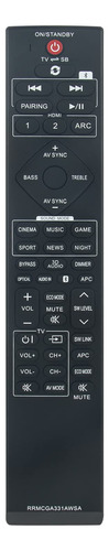 Control Remoto Reemplazo Para Sharp Soundbar Ht-sb602