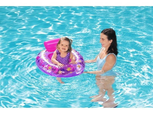 Imagen 2 de 9 de Asiento Flotador Inflable Barco Infantil Bestway Babymovil