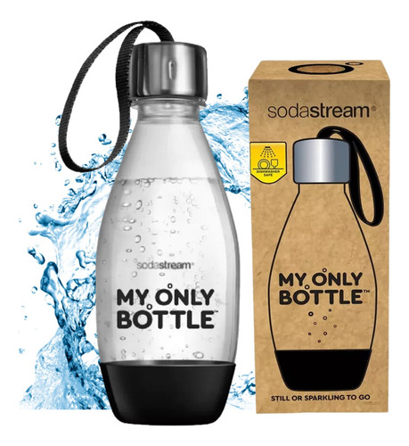 Botella Reutilizable Sodastream My Only Bottle 500 Ml Negra
