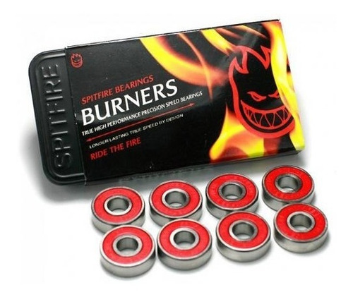 Baleros Spitfire Burners Skate Bearing  Pack 8 Rodamientos