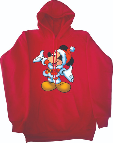 Buzos Hoodie Navideño Mickey Mouse Navideño Navidad Sam3
