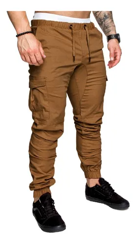 Pantalon Cargo Hombre Gabardina Jogger Cargo Mom Michigan